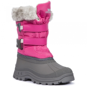 Trespass Girls Stroma II Insulated Fleece Lined Winter Snow Boots UK Size 3 (EU 35, US 4)