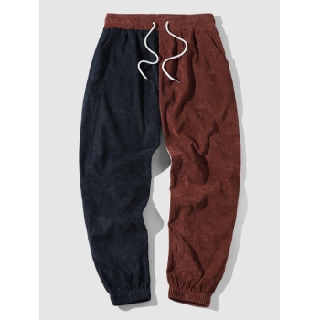 ZAFUL Men's ZAFUL Two Tone Corduroy Sweatpants Xxl