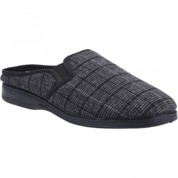 Fleet & Foster Mens Neal Mule Slip On Durable Slippers UK Size 10 (EU 44)