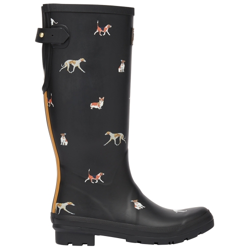 Joules Womens Welly Print Tall Height Wellington Boots UK Size 4 (EU 37, US 6)