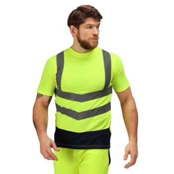 Regatta Professional Mens Hi Vis Short Sleeve T Shirt 3XL- Chest 50', (127cm)