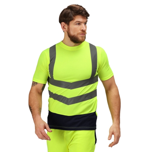 Regatta Professional Mens Hi Vis Short Sleeve T Shirt M- Chest 40', (102cm)