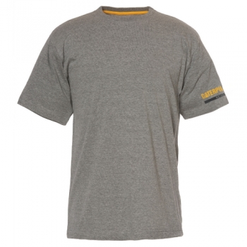 Caterpillar Mens Essentials Lightweight Cotton Blend T Shirt L - Chest 41-43' (104-109cm)