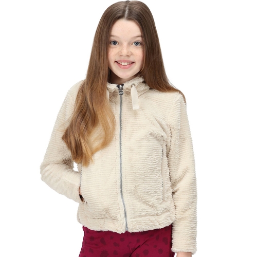 Regatta Girls Kazumi Ii Half Zip Fluffy Micro Fleece Jacket 11-12 Years - Chest 75-79cm (Height 146-152cm)