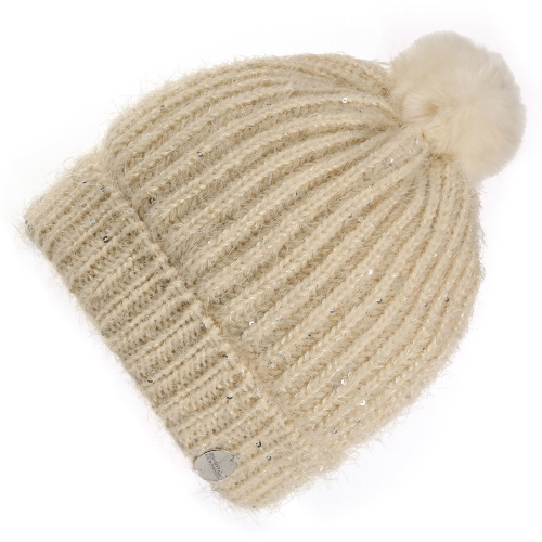 Regatta Boys & Girls Heddie Lux Knitted Bobble Beanie Hat Age 11-13