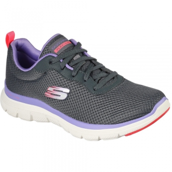 Skechers Womens Flex Appeal 4.0 Brilliant View Trainers UK Size 4 (EU 37)