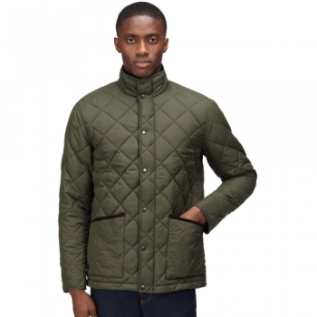 Regatta Mens Londyn Quilted Water Repellent Insulated Jacket 3XL - Chest 49-51' (124.5-129.5cm)