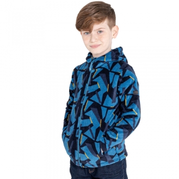 Dare 2b Boys Gambol Hooded Full Zip Fleece Jacket 11-12 Years- Chest 28-31', (71-78cm)