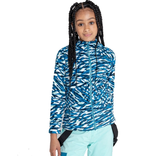 Dare 2b Girls Gambol Hooded Full Zip Fleece Jacket 14 Years- Chest 32-33', (81-85cm)