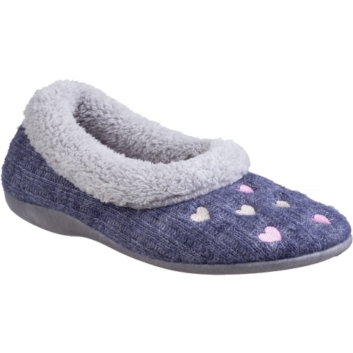 Fleet & Foster Womens Alaska Slip On Fleece Lined Slippers UK Size 4 (EU 37)