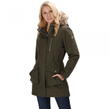 Regatta Womens Serleena Waterproof Breathable Parka Coat 12 - Bust 36' (92cm)