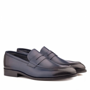 Men`s Penny Loafers Roberto Blue