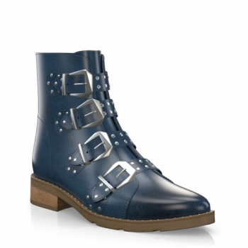 Straps and Metals Ankle Boots 2907