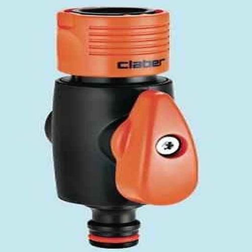 Claber Coupling with Tap Shut-Off Valve