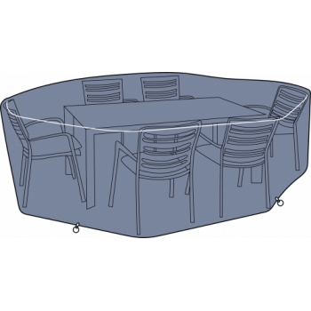 Hartman Cast Aluminium 6 Seat Rectangular Cover