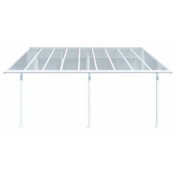 Palram-Canopia 3x5.46m Sierra Veranda Patio Cover White - Clear