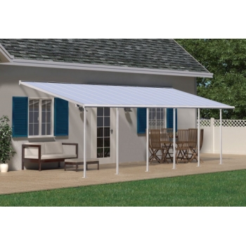 Palram-Canopia 3x8.51m Sierra Veranda Patio Cover White - Clear