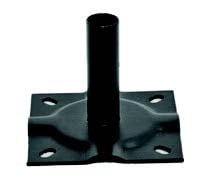 Panacea Fence Surface Mount Bracket (Black)