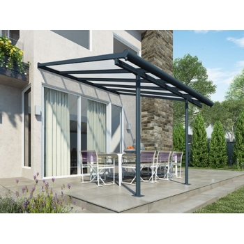 Palram 3x9.15m Sierra Veranda Patio Cover (Grey)