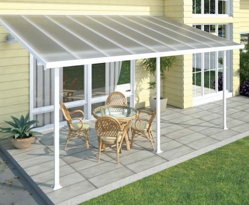 Palram-Canopia 3x10.35m Feria Veranda Patio Cover (White)