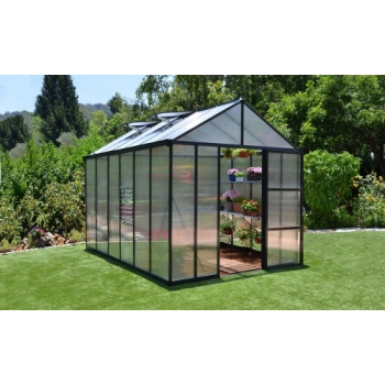 Palram 8x20 GLORY (Dark Grey) Premium Greenhouse