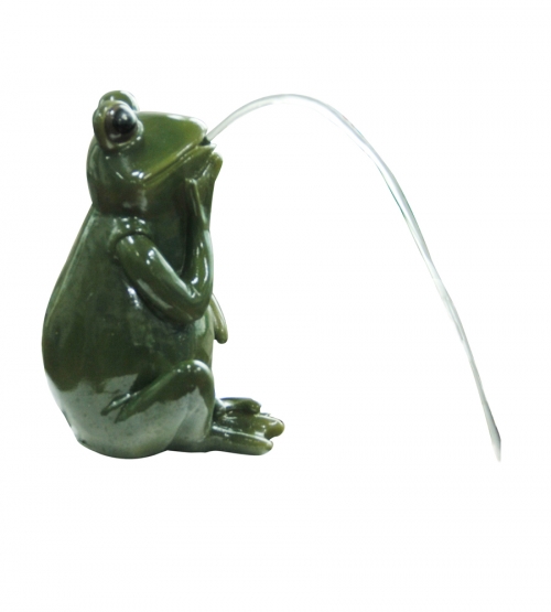 Bermuda Sitting Frog Pond Side Ornament