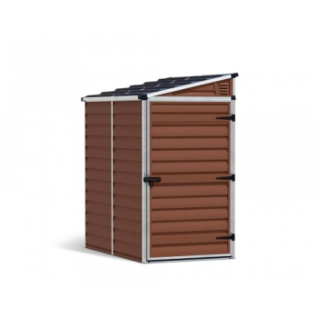 Palram-Canopia SKYLIGHT SHED PENT 4X6 AMBER