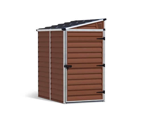 Palram-Canopia SKYLIGHT SHED PENT 4X6 AMBER