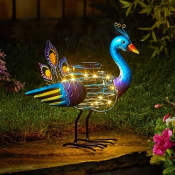 Smart Solar Peacock Spiralight