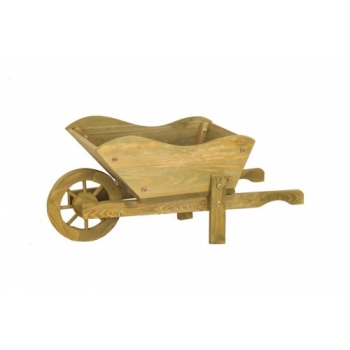 Smart Garden Woodland Wheelbarrow - Rustic Tan