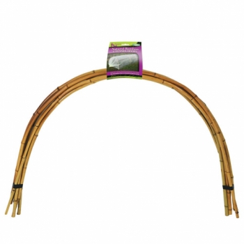 Haxnicks Natural Bamboo Tunnel Hoops X6