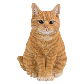 Vivid Arts Real Life Sitting Cat Ginger - Size B