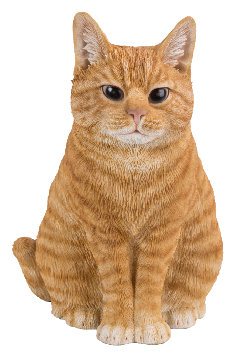 Vivid Arts Real Life Sitting Cat Ginger - Size B