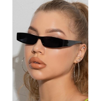 Fashion Women Brief Narrow Rectangle Sunglasses