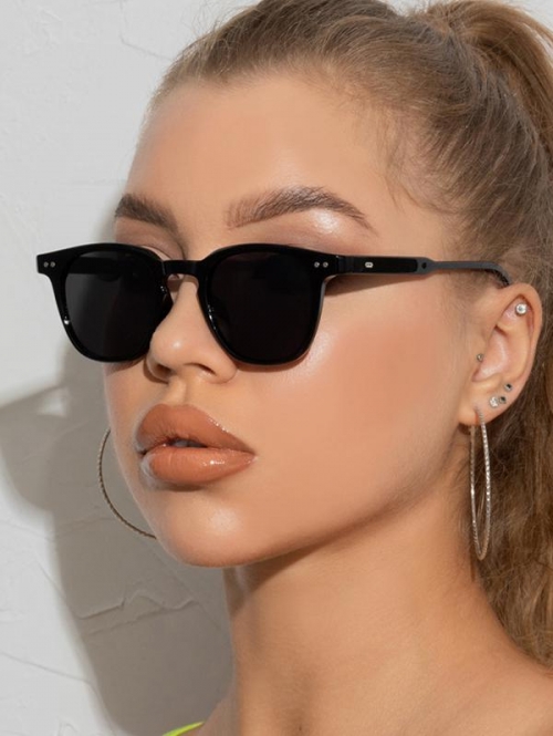 Fashion Women Minimalist Anti UV Sunglasses