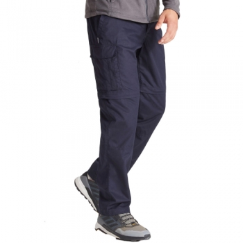 Craghoppers Expert Mens Kiwi Slim Cut Convertible Trousers 30L- Waist 30', (76cm), Inside Leg 33'