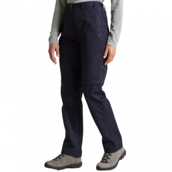 Craghoppers Expert Womens Kiwi Walking Convertible Trousers 10R- Waist 31', (79cm), Inside Leg 31'