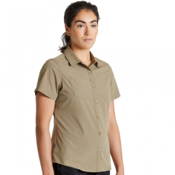 Craghoppers Expert Womens Kiwi Short Sleeve Walking Shirt 12- Bust 41', (104cm)