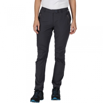 Regatta Womens Highton Durable Isoflex Walking Trousers UK 12- Waist 29', (74cm), Inside Leg 31'