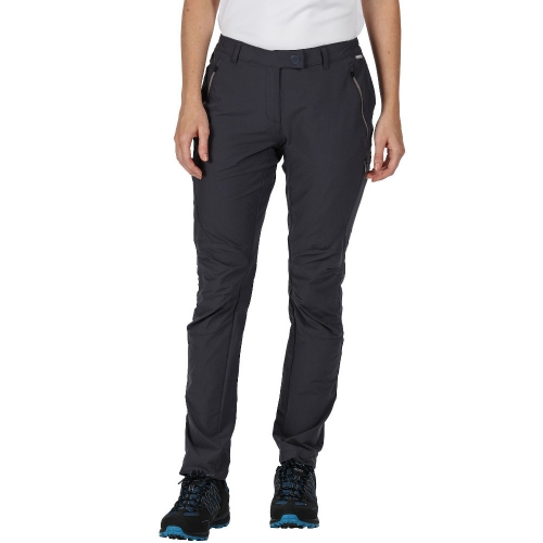 Regatta Womens Highton Durable Isoflex Walking Trousers UK 10- Waist 27', (68cm), Inside Leg 31'