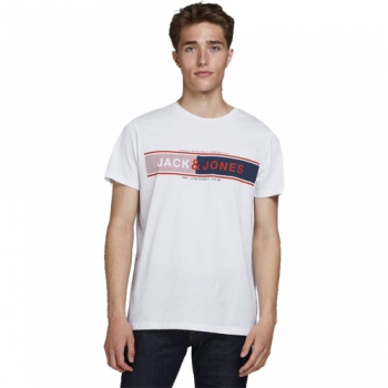 Jack & Jones Mens JCO Rope Crew Neck Regular Fit T Shirt M - Chest Size 39' (100cm)