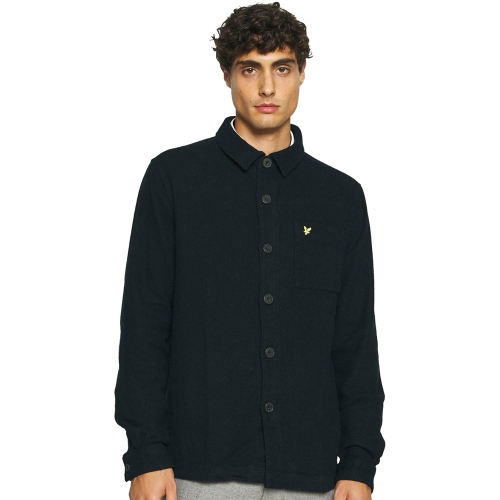 Lyle & Scott Mens Brushed Long Sleeve OverCasual Shirt M - Chest 38-40' (96-101cm)