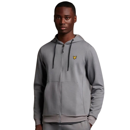 Lyle & Scott Mens Full Zip Stretch Fly Fleece Hoodie XL - Chest 42-44' (106-111cm)