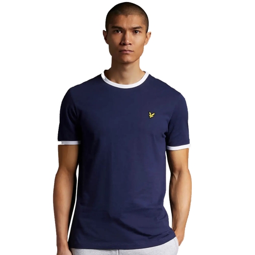 Lyle & Scott Mens Ringer Regular Fit Cotton T Shirt XL - Chest 42-44' (106-111cm)