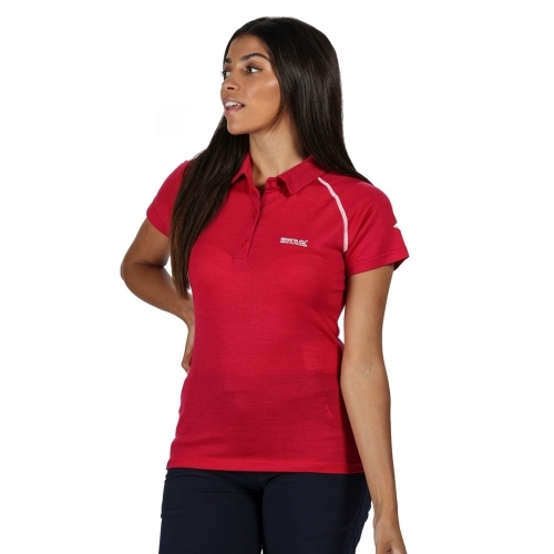 Regatta Womens Kalter Moisture Wicking Active Polo Shirt 18 - Bust 43' (109cm)