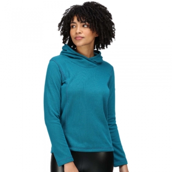 Regatta Womens Kyrielle Rib Jersey Fleece Sweater Hoodie 10 - Bust 34' (86cm)