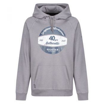 Regatta Professional Mens 40 Years Graphic Hoodie M - Chest 39-40' (99-101.5cm)