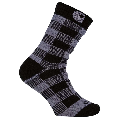 Carhartt Mens Thermal Plaid Sherpa Lined Crew Socks Large- UK Size 9-11.5