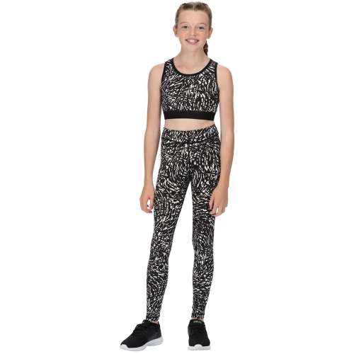 Regatta Girls Atkin Reflective Top And Bottoms Set 11-12 Years- Waist 57-60', (146-152cm)