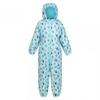 Regatta Boys & Girls Babies Printed Splat II Waterproof Rainsuits 12-18 Months